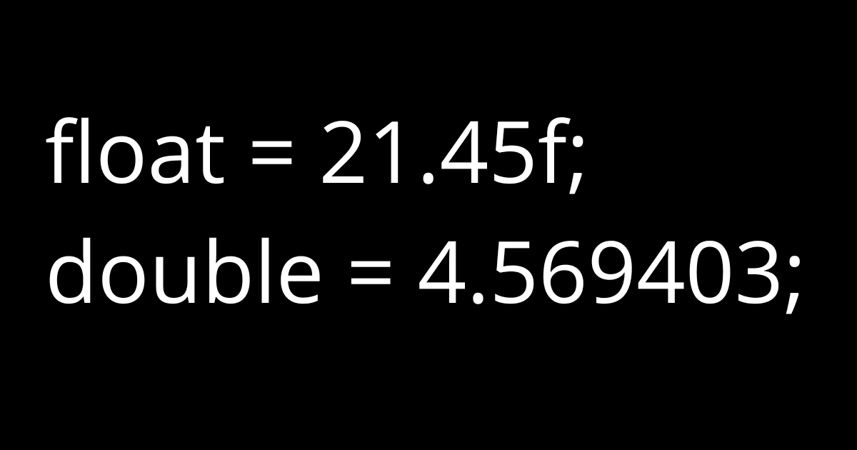 Java Variables